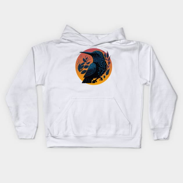 Nature Lovers - Charming Hummingbird Kids Hoodie by star trek fanart and more